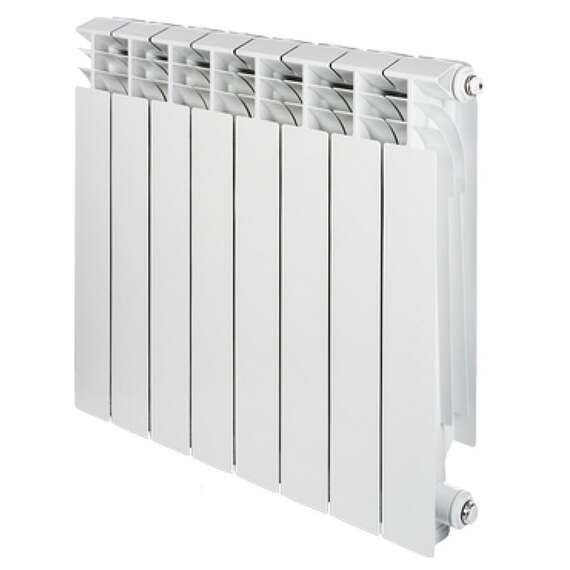 Радиатор алюминиевый TENRAD 500/100 5 секц., Количество секций: 5, фото 