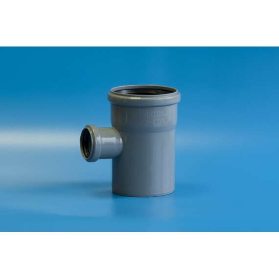 Тройник внутр. канализация D 110x50 угол 87° ПОЛИТЭК, Диаметр канализационной трубы: 110, Размер тройника канализации: D 110x50 угол 87°, фото , изображение 2