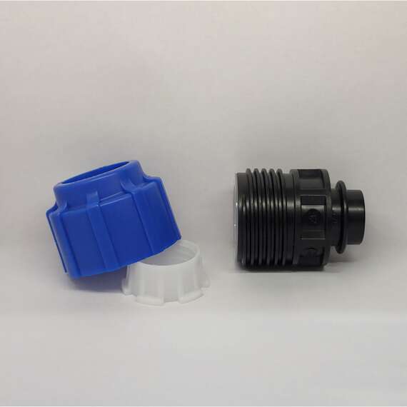 Муфта ПЭ с ВР 32x1/2" ТПК-АКВА, Размер муфты с резьбой: 32x1/2", фото , изображение 4