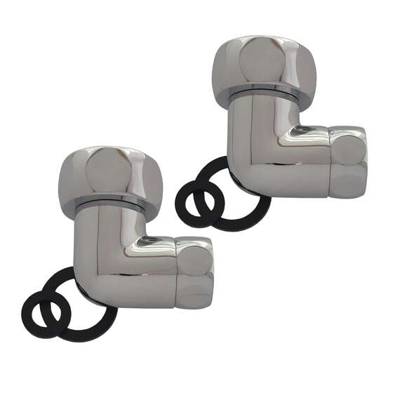 Соединение угловое ВР-ВР 1"х1/2" (пара), фото , изображение 2