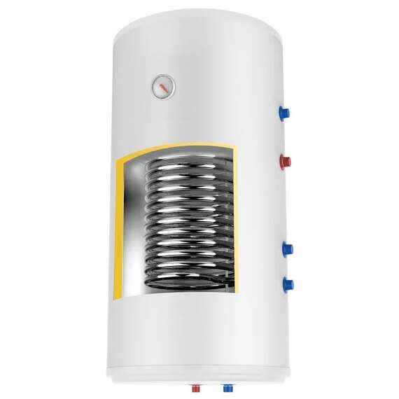 Бойлер косвенного нагрева AMET 120W INOX TERMICA 120 л вертикальный настенный, фото , изображение 2