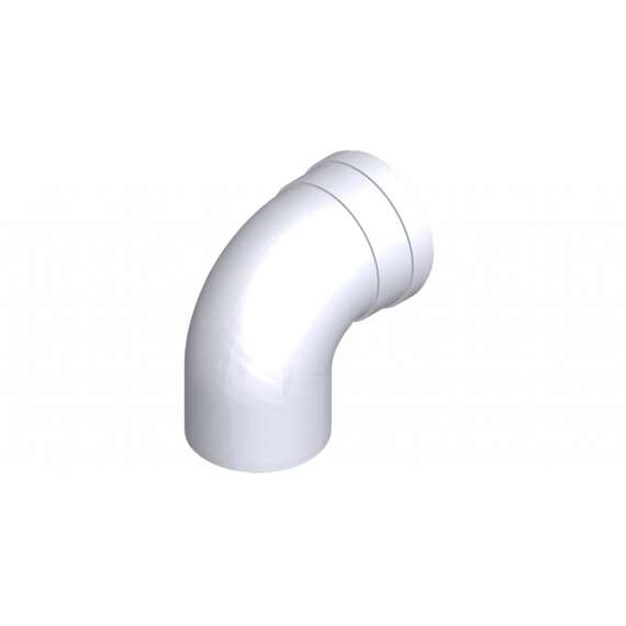 COU690 Угол коаксиальный 90° 60/100 п/м TERMICA, фото , изображение 3 COU690 Угол коаксиальный 90° 60/100 п/м TERMICA, фото , изображение 3