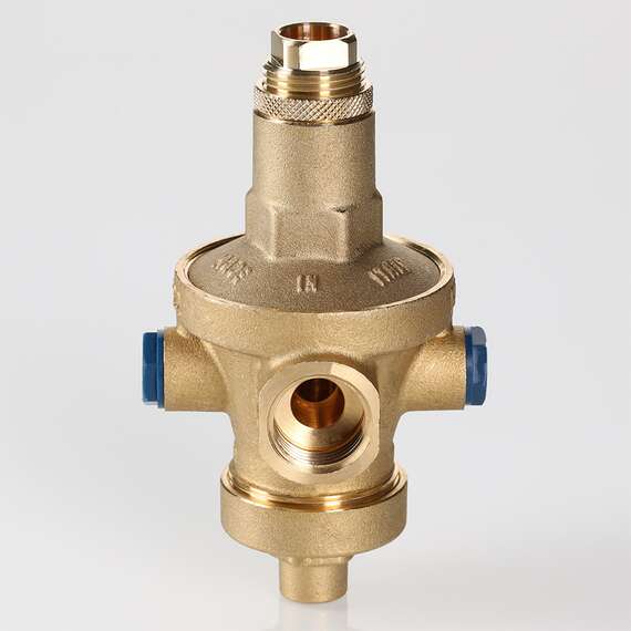 Редуктор давления регулируемый мембранный (аналог VT.085.N.05) 3/4" 1-7 бар VALTEC, Диаметр подключения редуктора: 3/4", фото , изображение 3