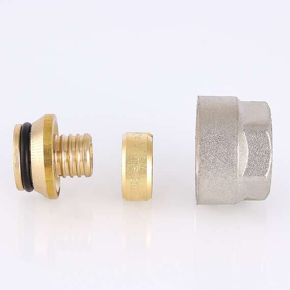 Евроконус для соед.пласт. трубы 16(2,2) x3/4 к коллектору VALTEC, фото , изображение 2