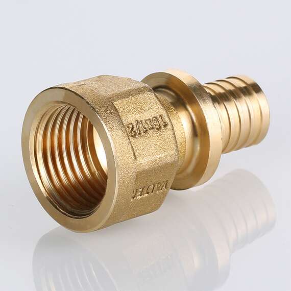 Муфта надвижная с переходом на внутреннюю резьбу 16(2,2) мм х 1/2" VALTEC, Диаметр трубы МП: 16, Размер аксиального фитинга: 16(2,2) х 1/2", фото , изображение 4