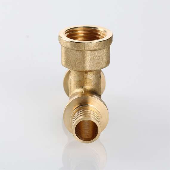 Тройник надвижной с переходом на внутреннюю резьбу 32(4,4) х 1" х 32(4,4) мм VALTEC, Диаметр трубы МП: 32, Размер аксиального фитинга: 32(4,4) х 1" х 32(4,4), фото , изображение 2