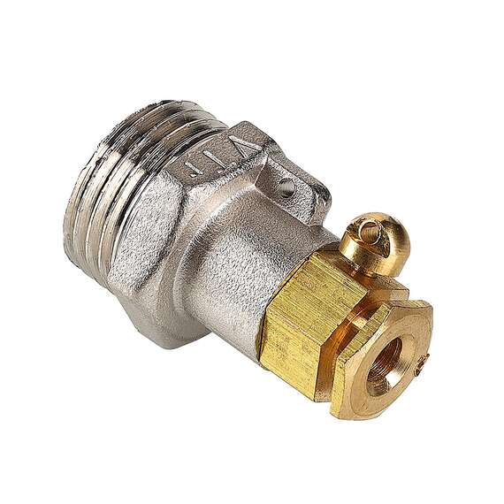 Переходник для подключения датчика t латунь 6 мм х 1/2" VALTEC, фото , изображение 2