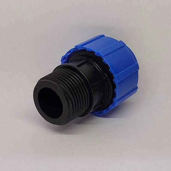 Муфта ПЭ с НР 25x1" ТПК-АКВА, фото , изображение 2