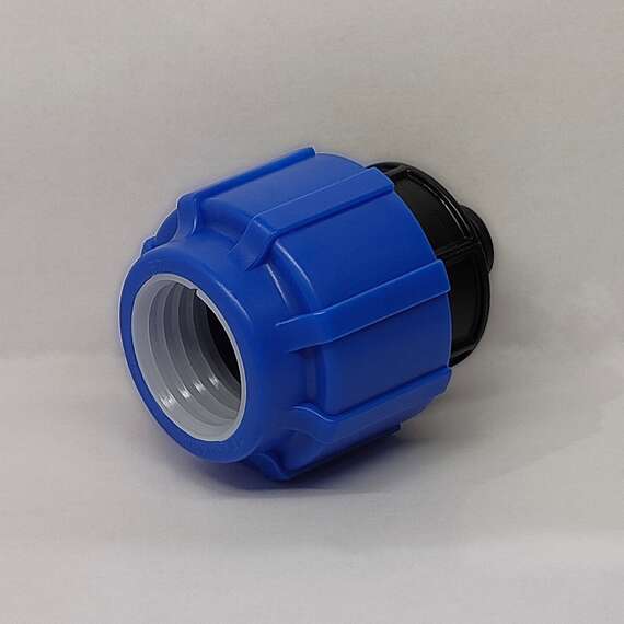 Муфта ПЭ с НР 32x1/2" ТПК-АКВА, фото , изображение 3