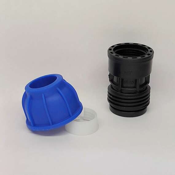 Муфта ПЭ с ВР 20x3/4" ТПК-АКВА, фото , изображение 3