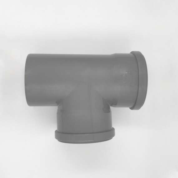 Тройник внутр. канализация D 110x110 угол 87° Lammin, Диаметр канализационной трубы: 110, Размер тройника канализации: D 110x110 угол 87°, фото , изображение 2