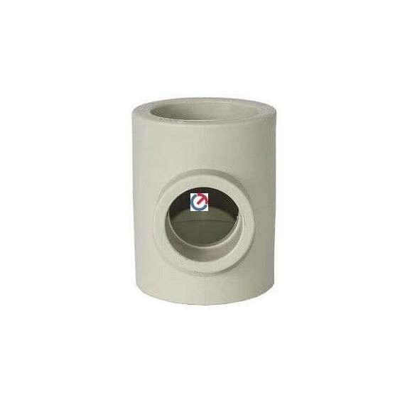 Тройник полипропиленовый переходной 32x20x25 сер. HEISSKRAFT, Размер переходного тройника ППР: 32x20x25, фото , изображение 3