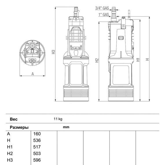 Насос скважинный DIVERTRON 900  DAB, фото , изображение 2