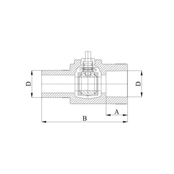 Кран шаровый под отвертку полипропиленовый 20 сер. HEISSKRAFT, фото , изображение 2 Кран шаровый под отвертку полипропиленовый 20 сер. HEISSKRAFT, фото , изображение 2