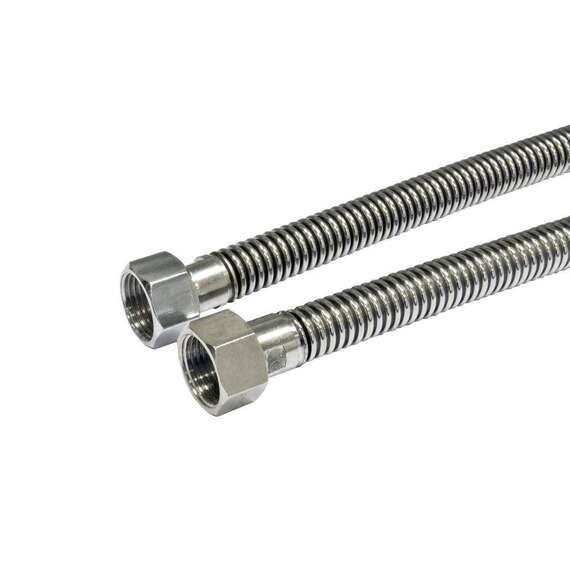 Гибкая подводка для газа сильфонная 120см 1/2" ВР/ВР AQUALINK, Длина гибкой подводки (см): 120, фото 