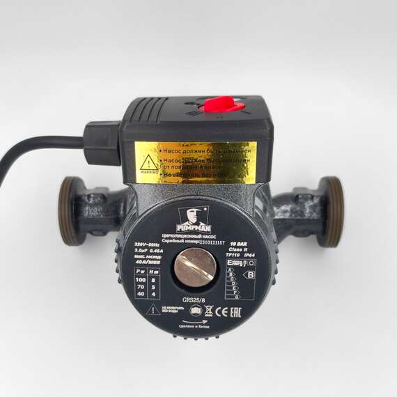 Насос циркуляционный GRS25/8 PUMPMAN, фото , изображение 2