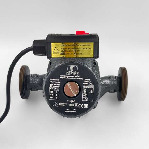 Насос циркуляционный GRS32/6 PUMPMAN, фото , изображение 2