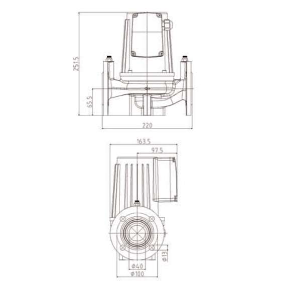 Насос циркуляционный GRS40/14F-M PUMPMAN, фото , изображение 2