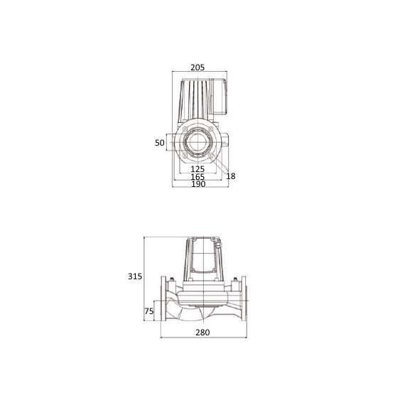 Насос циркуляционный GRS50/12F PUMPMAN, фото , изображение 2