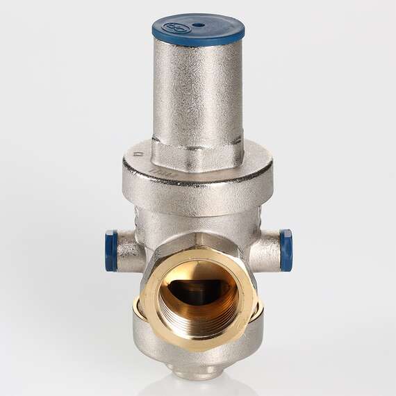 Редуктор давления поршневой PN25, никель (аналог VT.086.NH.09) 2" 1-5,5 бар VALTEC, Диаметр подключения редуктора: 2", фото , изображение 2