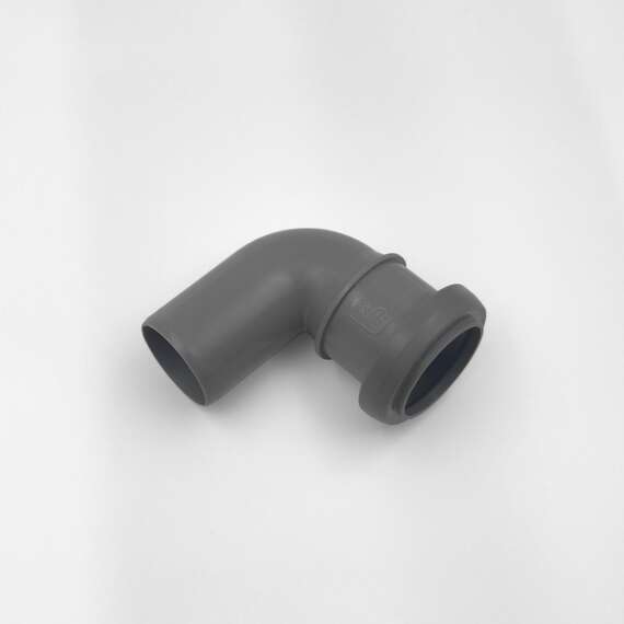 Отвод внутр. канализация D 40x87° Lammin, Диаметр канализационной трубы: 40, Угол наклона: 87°, фото , изображение 2