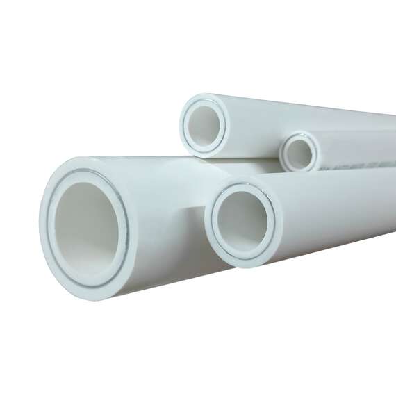 Труба полипропиленовая Ф90x15 PN25 бел. алюминий VALTEC, Диаметр трубы ППР: 90, фото , изображение 2