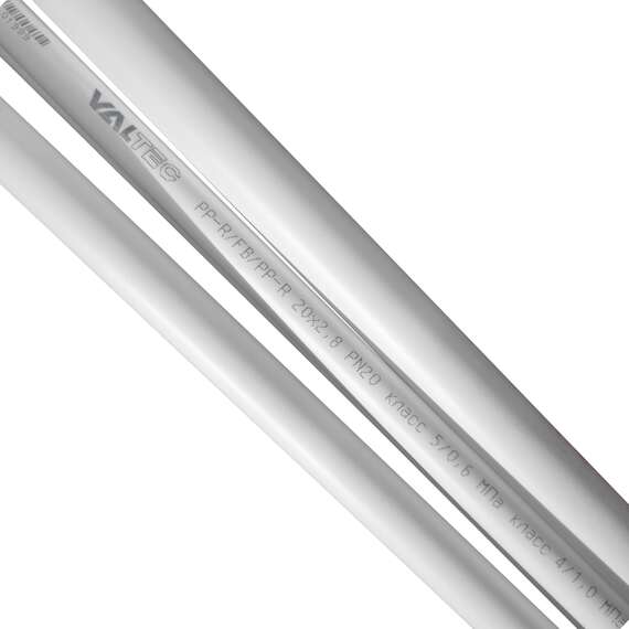 Труба полипропиленовая Ф20x2.8 PN20 бел. стекловолокно VALTEC, Диаметр трубы ППР: 20, фото , изображение 3 Труба полипропиленовая Ф20x2.8 PN20 бел. стекловолокно VALTEC, Диаметр трубы ППР: 20, фото , изображение 3