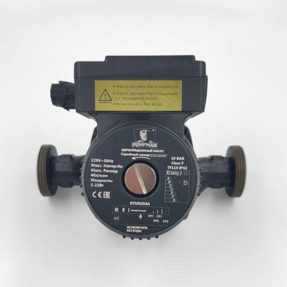 Насос циркуляционный STAR25/4A PUMPMAN, фото , изображение 2