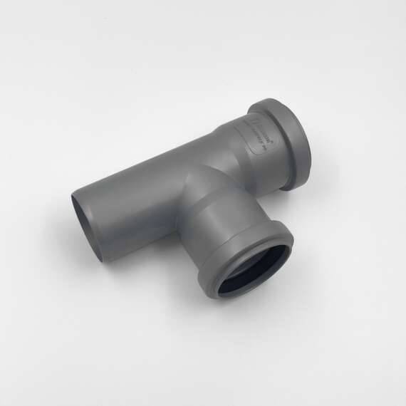 Тройник внутр. канализация D 50x50 угол 87° Lammin, Диаметр канализационной трубы: 50, Размер тройника канализации: D 50x50 угол 87°, фото , изображение 2