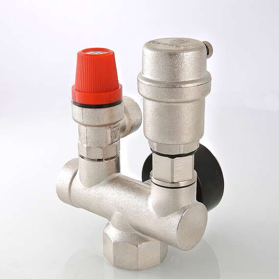 Группа безопасности котла (c манометрами 0-4 бар) 1" VALTEC, фото , изображение 3