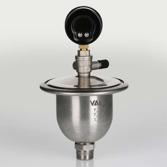 Гаситель гидроударов 0,155 л нержавейка VALTEC, фото , изображение 2