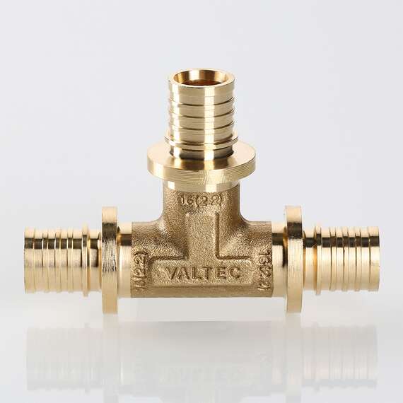 Тройник надвижной переходной 20(2,8) х 25(3,5) х 16(2,2) мм VALTEC, Диаметр трубы МП: 25, Размер аксиального фитинга: 20(2,8) х 25(3,5) х 16(2,2), фото , изображение 2