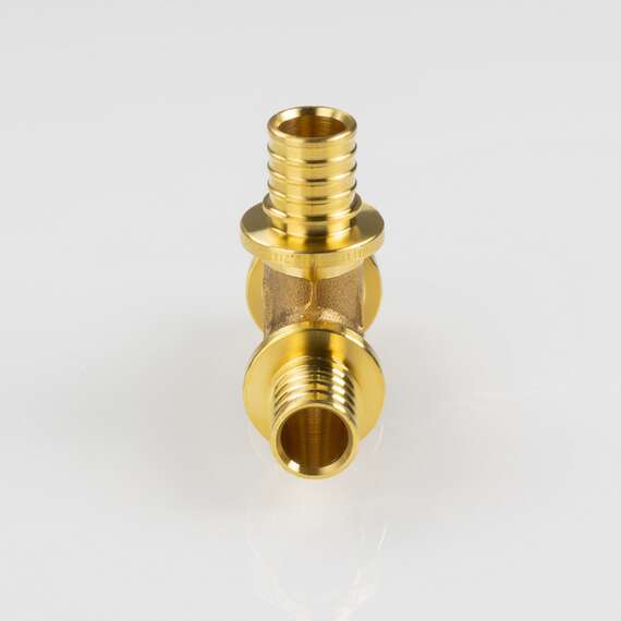 Тройник надвижной переходной 25(3,5) х 16(2,2) х 20(2,8) VALTEC, Диаметр трубы МП: 16, Размер аксиального фитинга: 25(3,5) х 16(2,2) х 20(2,8), фото , изображение 2