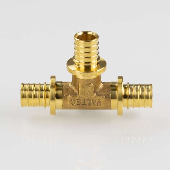 Тройник надвижной переходной 20(2,8) х 20(2,8) х 16(2,2) VALTEC, Диаметр трубы МП: 20, Размер аксиального фитинга: 20(2,8) х 20(2,8) х 16(2,2), фото , изображение 3