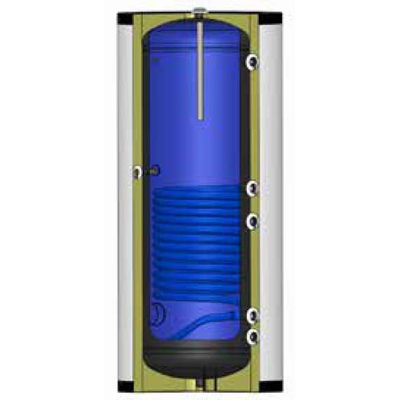 Бойлер косвенного нагрева WBT-HT-160 (1 змеевик) EVAN 160 л вертикальный напольный, фото , изображение 4