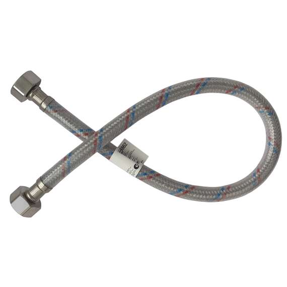 Гибкая подводка для воды с ПВХ покрытием 60см G1/2"ВР-G1/2"ВР AQUALINE, Длина гибкой подводки (см): 60, фото 