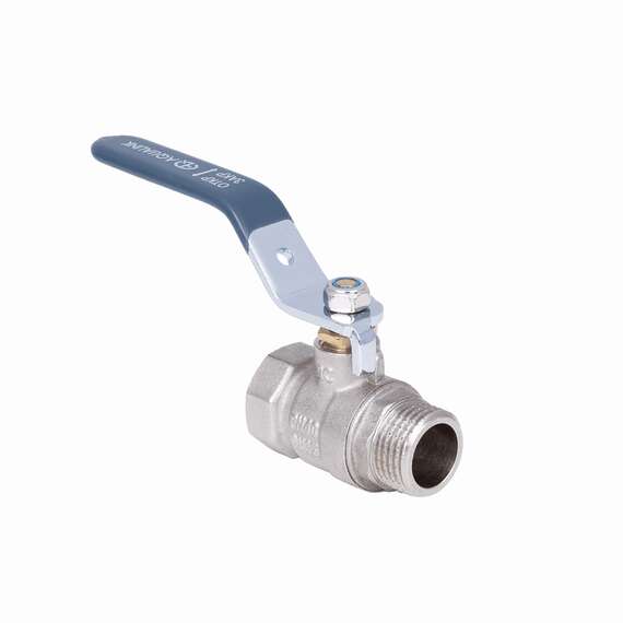 Кран шаровой AQUALINK ВР-НР  1/2" ручка, Размер запорной арматуры: 1/2", фото 