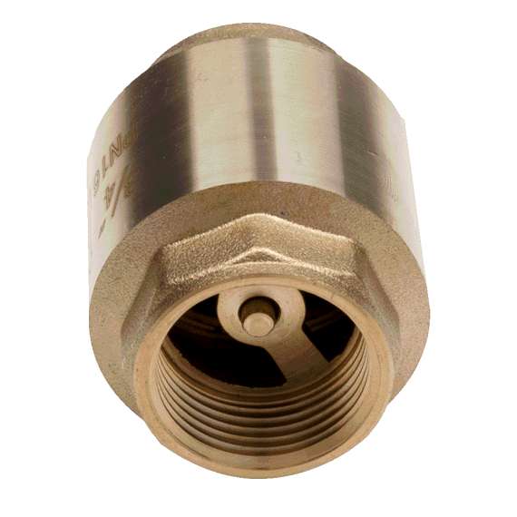 Обратный клапан с латунным золотником 1" AQUALINK, Размер: 1", фото , изображение 2