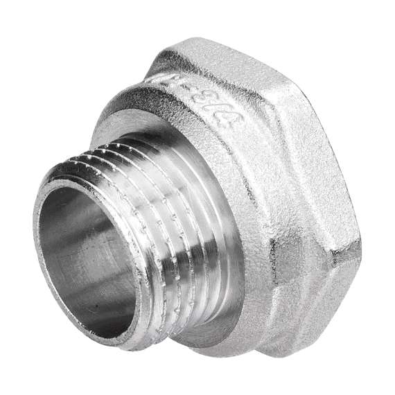 Переходник ВН-НР никель 1/2"x3/8" AQUALINK, Размер перехода: 1/2"x3/8", фото 