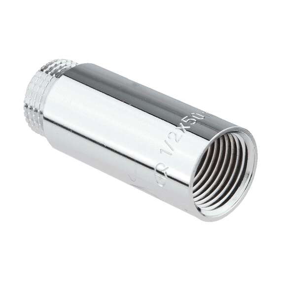 Удлинитель хром 3/4"x50 AQUALINK, Размер резьбы: 3/4"x50, Диаметр: 3/4", фото 