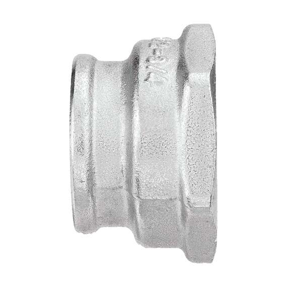 Муфта переходная никель 3/4"x1/2" AQUALINK, Диаметр: 3/4", Размер перехода: 3/4"x1/2", фото , изображение 2