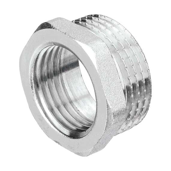 Футорка НР-ВР никель 3/4"x1/2" AQUALINK, Диаметр: 3/4", Размер футорки: 3/4"x1/2", фото 