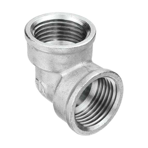 Угольник ВР-ВР никель 1/2" 90° AQUALINK, Диаметр: 1/2", фото 