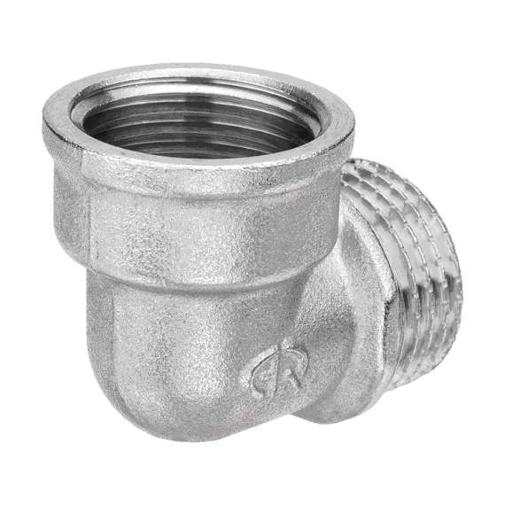 Угольник ВР-НР никель 3/4" 90° AQUALINK, Диаметр: 3/4", фото , изображение 2