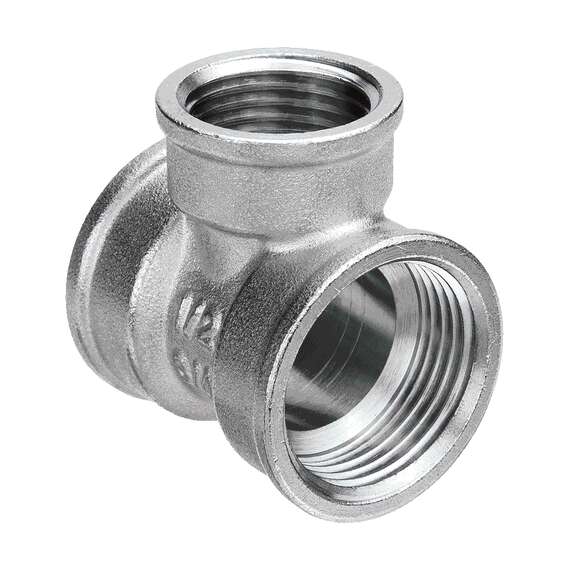 Тройник ВР-ВР-ВР никель 1/2" AQUALINK, Диаметр: 1/2", фото 