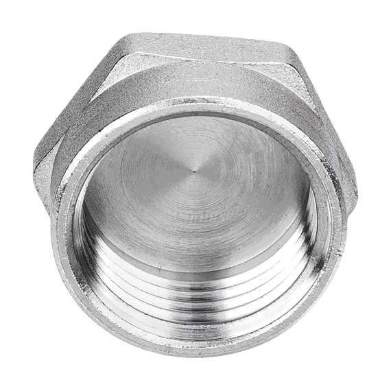 Заглушка резьбовая никель 1/2" AQUALINK, Диаметр: 1/2", фото , изображение 2