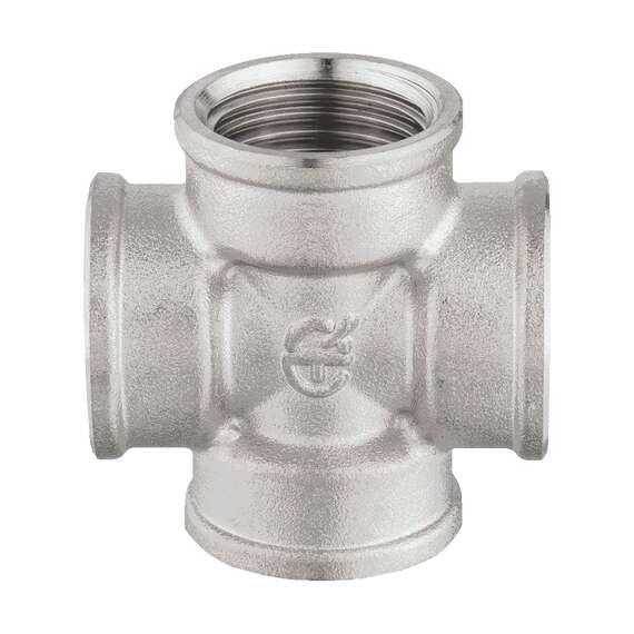 Крестовина  никель 3/4" AQUALINK, Диаметр: 3/4", фото , изображение 2