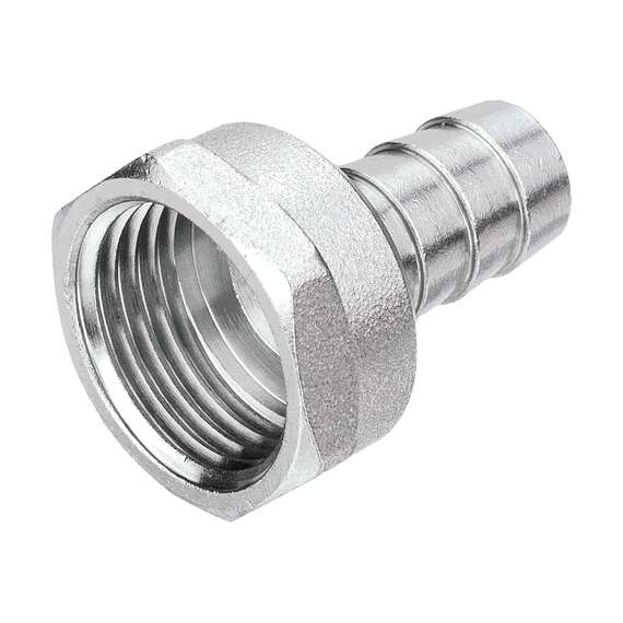 Штуцер для шланга ВН никель 1/2"x12 AQUALINK, Диаметр: 1/2", Размер штуцера: 1/2"x12, фото 