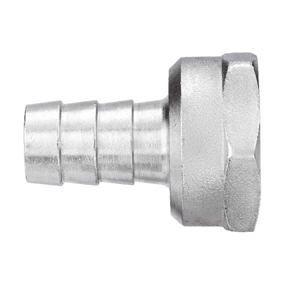 Штуцер для шланга ВН никель 1/2"x10 AQUALINK, Диаметр: 1/2", Размер штуцера: 1/2"x10, фото , изображение 2