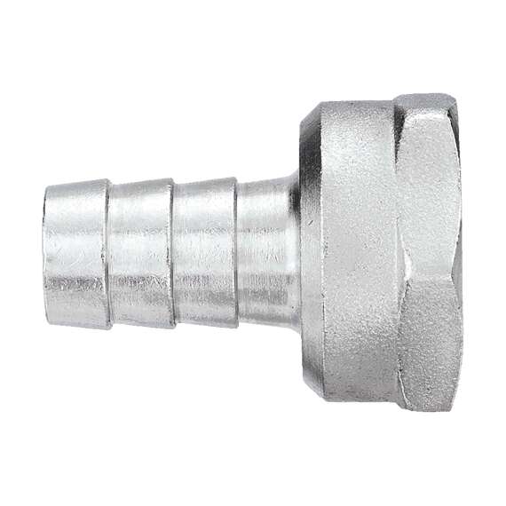 Штуцер для шланга ВН никель 1/2"x18 AQUALINK, Диаметр: 1/2", Размер штуцера: 1/2"x18, фото , изображение 2